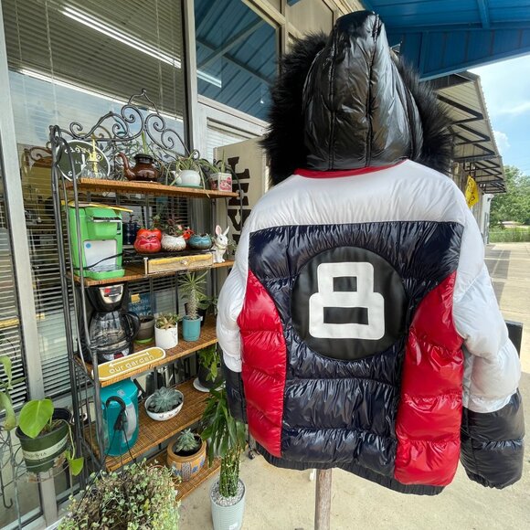 NWOT Men's Large Awaknd Land 8 Ball All-Season Puffer Jacket - Picture 13 of 15